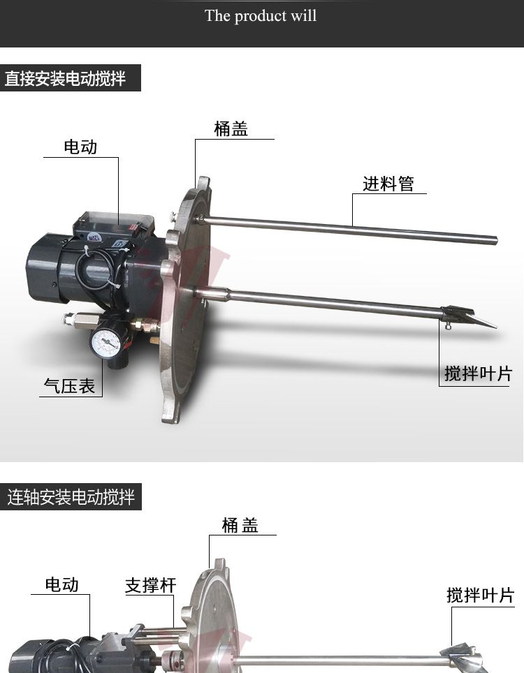 自动搅拌压力桶电机