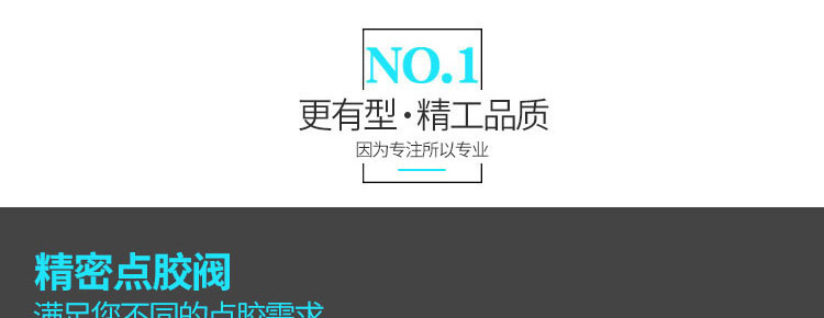 精密柱塞式点胶阀