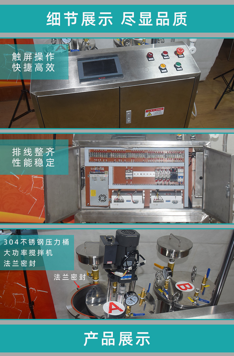 胶水灌胶机多角度展示